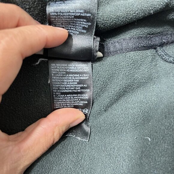 The North Face Black Zip Up Fleece Jacket M - Picture 10 of 10